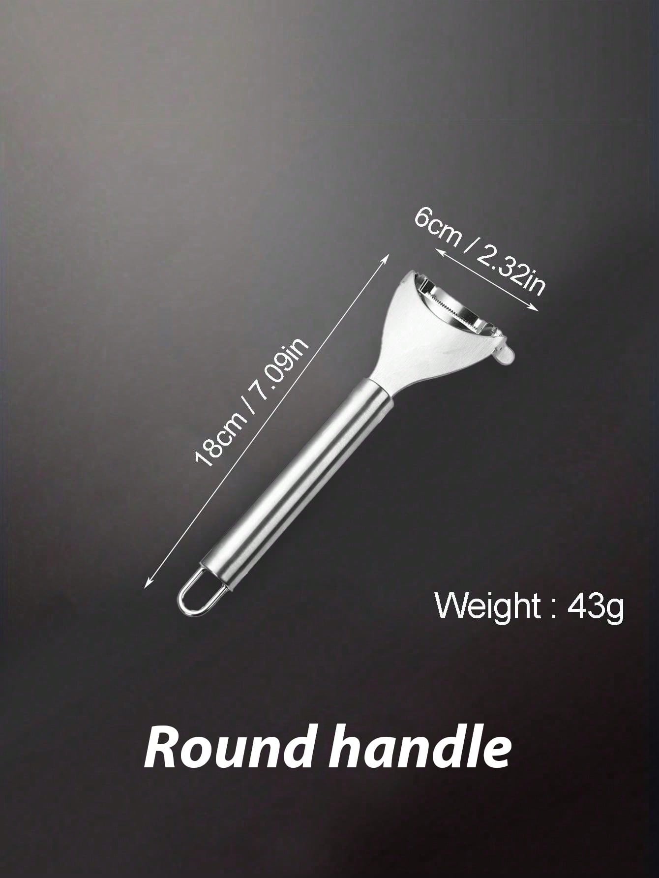 قشارة ذرة من الفولاذ المقاوم للصدأ قياس 7 بوصة، فا...