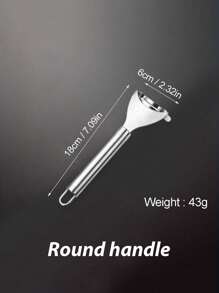 1pc 7in Steel Corn Peeler, Stainless Steel Corn Separator, Corn Peeler, Efficient Corn Peeler, Durable Thresher With Comfortable Ergonomic Handle, Reusable Thresher, Multifunctional Vegetable Peeler, Kitchen Must-Have For Fresh Corn Lovers, Kitchen Gadgets That Can Easily Remove Corn, Household Must-Haves, Creative Kitchen Tools, Space-Saving Design, Corn Peeler, Suitable For Hotels, Restaurants, Bulk Kitchenware And Tableware,