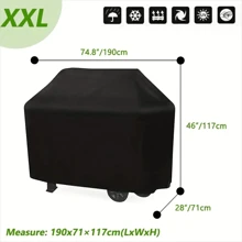 1 件装 BBQ 户外烧烤罩 制造商提供户外家具防水防雨防尘罩 牛津布烧烤罩