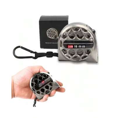 Trena Métrica Régua Retrátil Anticorrosiva de Aço Inoxidável 3M/5M/7.5M