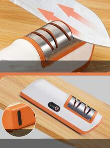 Automatic Multi-Function Kitchen Knife Sharpener Kitchen High-Grade Electric Sharpener - Multicolor - View 7