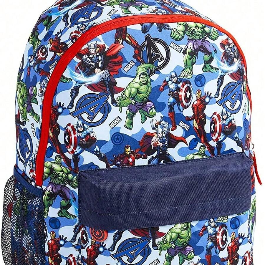Marvel Backpack Avengers Rucksack School Bag Daypack Travel Days Out PE Sports Gift - A - View 1