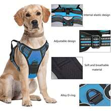 3pcs/Set Ultimate Dog Walking Set - Chest Harness, Leash, Poop Bag Dispenser - Ideal For Medium & Large Dogs, Extra Comfort And Adjustable Fit