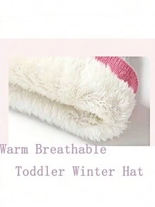 4 件套儿童无檐便帽、围巾和手套套装，温暖针织冬季配饰，柔软可爱，适合 3-8 岁的男孩和女孩