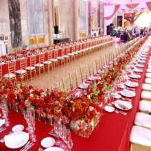 REWOMC 6 Pack Polyester Tablecloth 60 X 102 Inch Polyester Table Cloth For 6 Foot Rectangle Tables, Stain And Wrinkle Resistant Washable Table Cover For Kitchen Wedding Banquet Restaurant Party Multiple Colors,Weddings Graduation Season Outdoor Events Entertain Guests - 紅色 - 查看 6