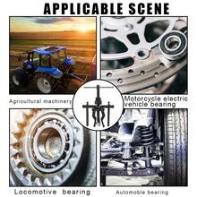 Car Inner Bearing Puller Gear 3-Jaw Extractor Heavy Duty Roller Extractor Repair Tools Truck Automotive Accessories Universal - Black - View 5