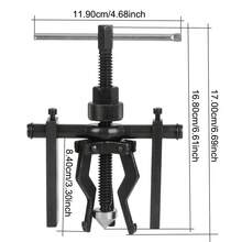 Car Inner Bearing Puller Gear 3-Jaw Extractor Heavy Duty Roller Extractor Repair Tools Truck Automotive Accessories Universal - Black - View 3