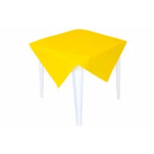 Non-Woven Tablecloth Stain-Resistant 70cm X 70cm 5 Units - 黃色 - 查看 2