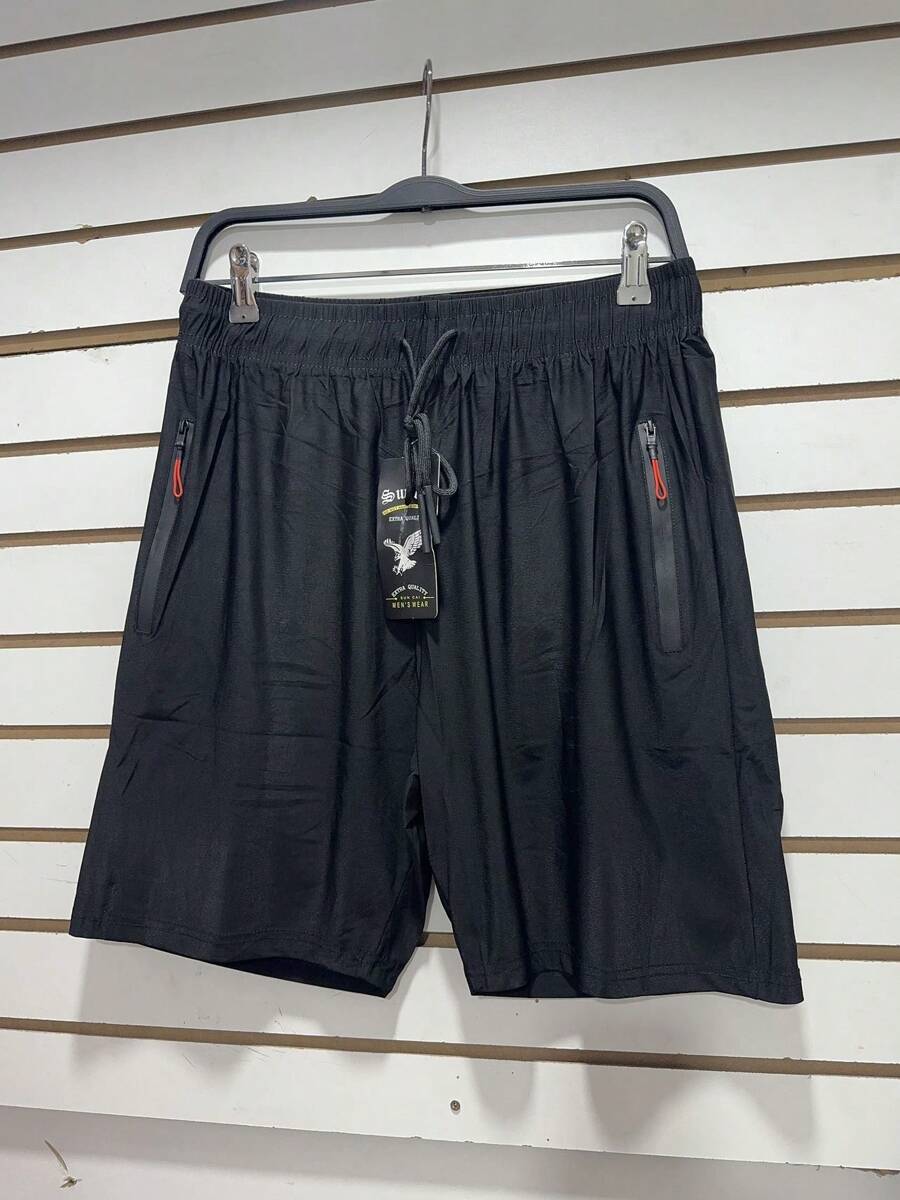 Men Shorts - 黑色 - 查看 1