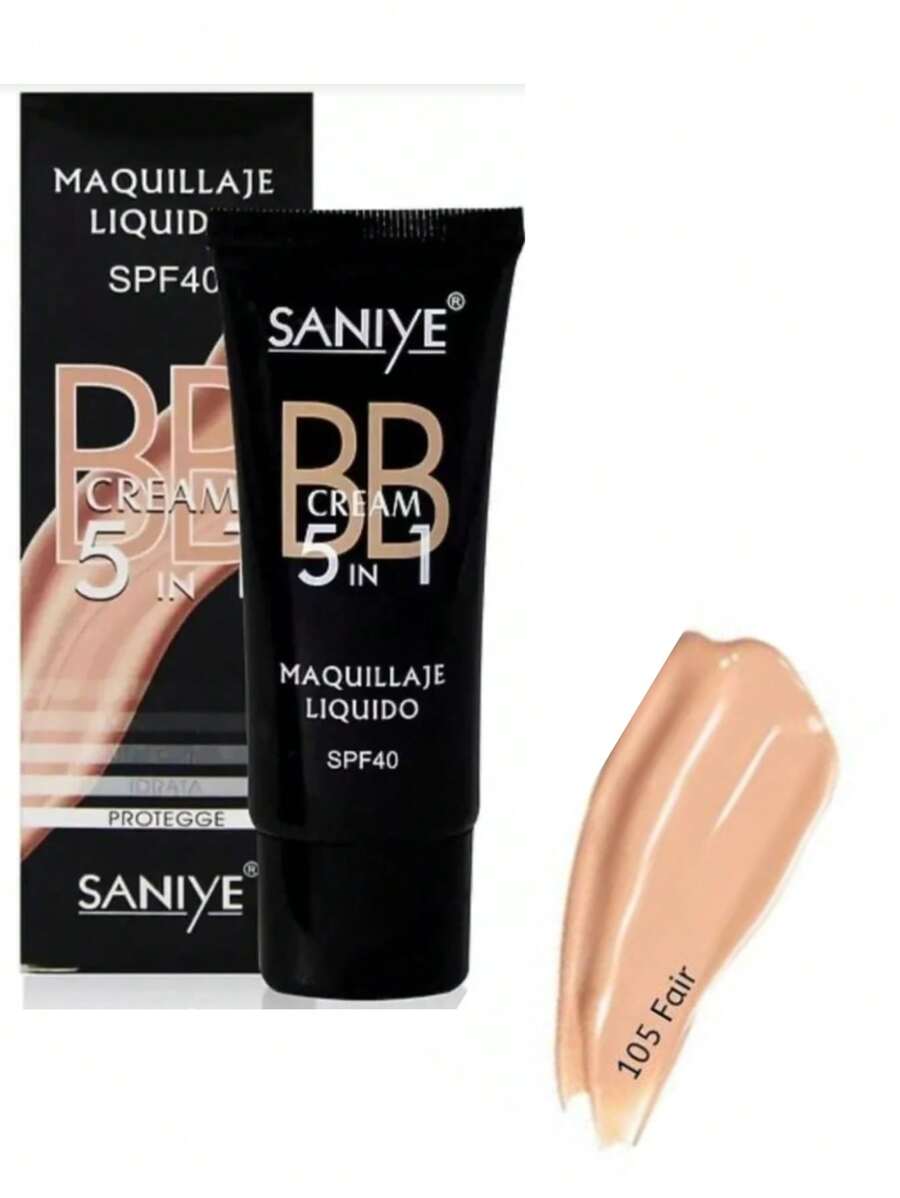 Maquillaje Liquido Bb Cream Saniye 5 En 1 Spf40 - 105-FAIR - Ver 1