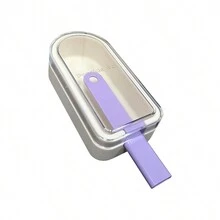 1 件硅胶冰棒模具，家庭 DIY 冰淇淋/棒棒糖制作器 - 多色 - 查看 11