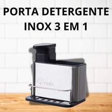 3 In 1 Stainless Steel Detergent Dispenser - Bạc - Xem 3