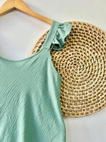 Women Tank Tops & Camis - 薄荷綠 - 查看 4