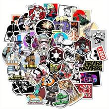 50pcs Star Wars Waterproof Stickers - Matte Finish, Reusable, Suitable For Luggage And Guitars