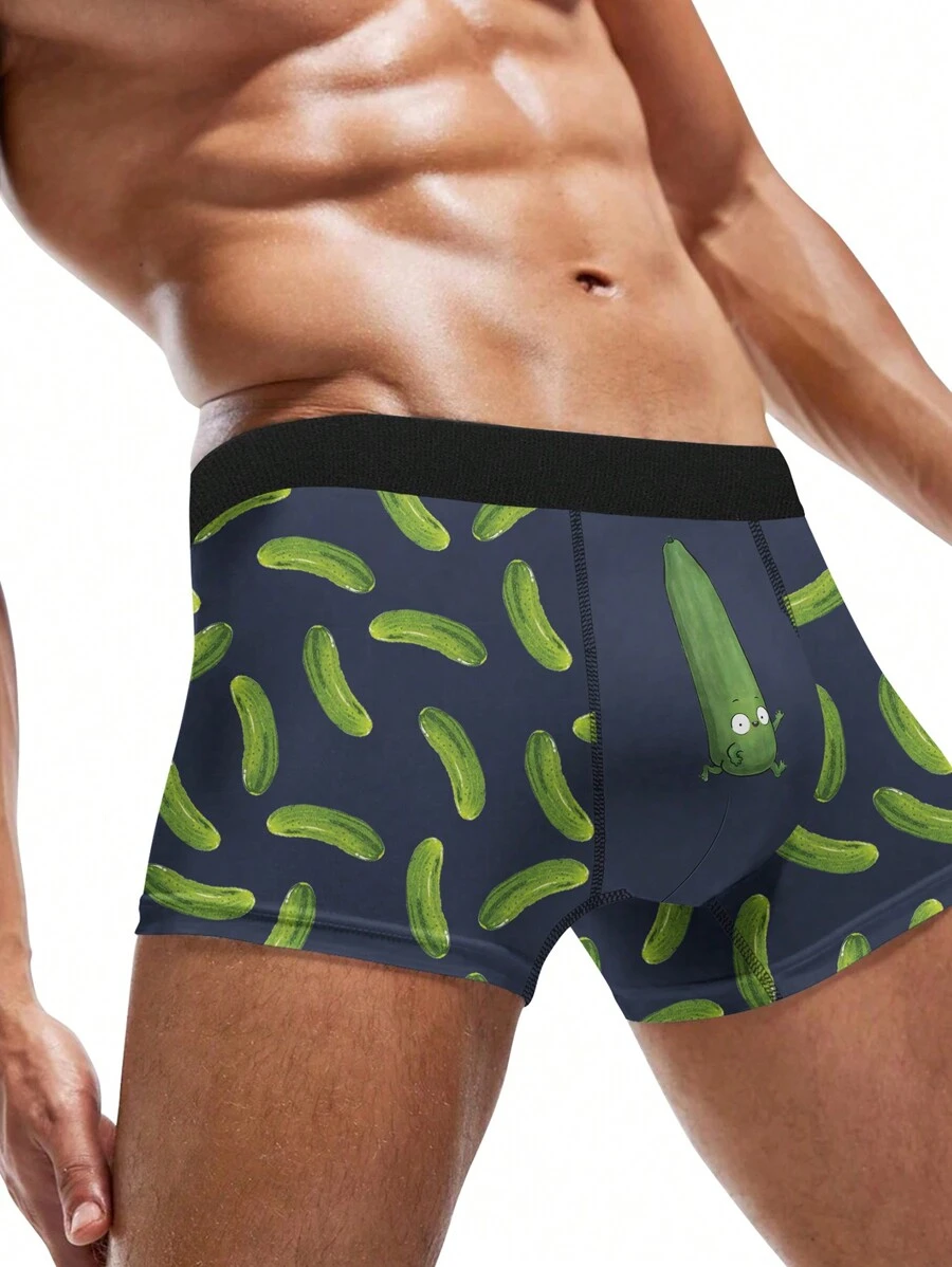 Quần đùi nam vui nhộn, quần sịp nam in hình bia, đồ lót nam, quần đùi nam, đồ lót vui nhộn - Nhiều màu - Xem 1