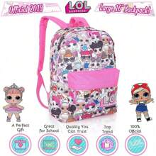 L.O.L.SURPRISE! Backpack Travel Sports School Bag Adjustable Straps - A - View 2