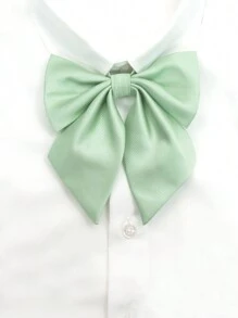 pooting bear 1 Pezzo Cravatta in Maglia in Poliestere di Colore Tinta Unita Stile Scolastico con Collo Regolabile, Adatta per Abiti Quotidiani, Stile Jk, Appuntamenti e Altri Accessori per Donna