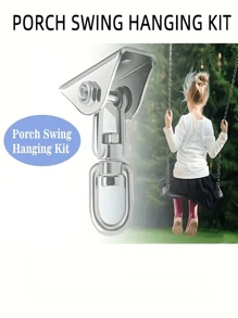 6pcs/Set 304 Stainless Steel Hammock Hardware Kit - Rust-Proof And Durable Swing Hooks - Multifunctional, Easy-Install Swivel Hook Design For Hammocks, Yoga, Punching Bags, Swing Accessories