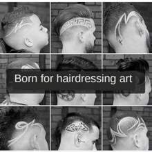 Dragon Hair Clipper For Beard Barber Professional Electric Rechargeable Battery - 金色 - 查看 7