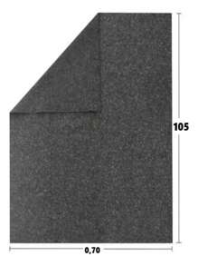 5 Pieces Pet Blanket For Dogs Cats 105 X 0.70 Thick - 灰色 - 查看 4