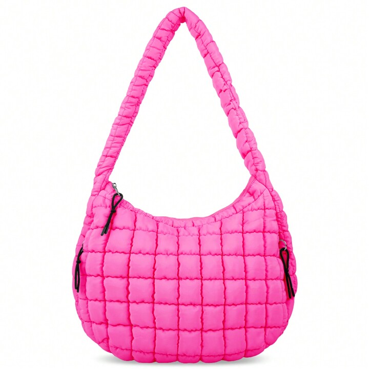 Purses For Women Quilted Puffer Tote Bag Large Nylon Crossbody