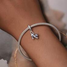 bamoer 1 PC 925 Sterling Silver Cute Cat Star Pendant Flying Balloon Cat Pet Paws Charms Beads Fit Women Girl DIY Bracelet Fine Jewelry