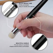 Set di 6 Mini Pennelli da Pittura di Yutiars - Pennelli per Asciugatura Premium in Pelo di Capra per Pittura di Modellini, Set di Pennelli per Asciugatura a Cupola per Modellini in Scala e Miniature, Strumenti in Legno per Bricolage, Ritorno a Scuola, Forniture Scolastiche