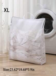 1 件网状洗衣袋洗漱袋、旅行网状洗衣洗漱袋、内衣洗衣篮洗衣袋收纳袋网洗衣机袋大容量脏衣袋、防变形衣物储物箱、耐用可重复使用烘干袋、织物机洗专用袋洗涤防护袋、适用于衬衫、长袜、服装和洗衣、家庭整理、适用于精致衣物、内衣、袜子和内衣返校用品