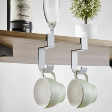 1 pezzo Gancio mobilabile in lega di alluminio, senza bisogno di chiodi per l'installazione, gancio portatile per zaino adatto per scrivanie, borse da donna, zaini, portabicchieri, vestiti, utensili da cucina, cuffie, ideale per scuola, casa e ufficio, regalo per Ringraziamento, Natale, Capodanno, forniture scolastiche, rientro a scuola