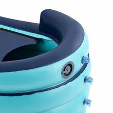 ZhdnBhnos LINSIE Inflatable Adult Bathtub, Mobile Bathtub, With Electric Air Pump, Free-Standing Blow Up Bathtub With Foldable Portable Feature, Suitable For Hot Water Bath & Ice Bath (Blue) The Best Gift/Present For Family&Friends Happy Christmas - 藍色 - 查看 10