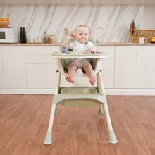 Cochildor Baby High Chair,Children Are Fed At A Height Of Convert,With Removable Tray,Foldable Portable Children's Dining Chair
