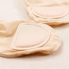 运动户外 4 双半掌露跟袜，舒适镂空隐形吊带袜，女士袜子 - 米色 - 查看 7