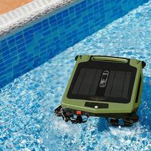 (2024 New) Cordless Robotic Pool Cleaner, Solar Powered Pool Skimmer For Pool Surface With Dual Charging Options, Pool Robot Vacuum With Automatic Obstacle Avoidance, Green - 綠色 - 查看 8