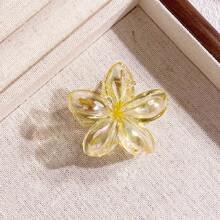 1/2/5/10 chiếc Kẹp tóc hình quả trứng mini mạ điện màu AB cỡ nhỏ kẹp tóc hoa Zinnia mùa hè kẹp tóc nhiều màu kẹp tóc vuốt tóc kẹp hàm kẹp tóc - hoa huệ trong suốt - Xem 3