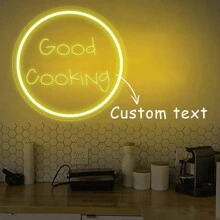 Custom Round Neon Sign, Room Decor, Wedding Decor, Commercial Signage, USB LED Neon Light, Personalized Birthday Gift. - Singel Color - View 10