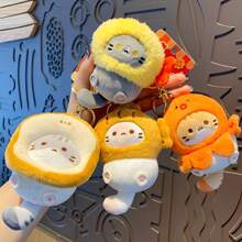 Plush Cat House Keychain,Adorable Doll Pendant Bag Charm Keyring Accessory,Plush Keychain,Keychain Plush,Plush - Multicolor - View 3