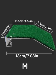 1pc Artificial Grass Platform Suitable For Turtles To Rest, Basking, And Climbing, Decor For Turtle Aquarium, Habitat
