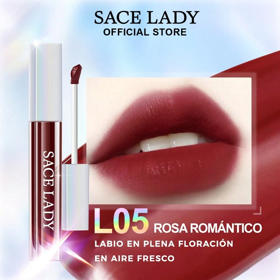 Sace Lady Labial Líquido Infaillible Larga Maquillaje Duración Acabado - 05 - Ver 1