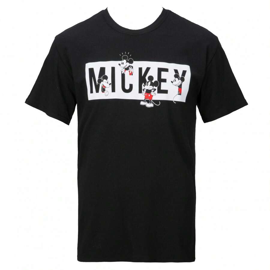 Mickey Mouse Overload Black Colorway Adult T-Shirt - Black - View 1