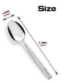 1 件不锈钢锤纹西式餐具套装，5 种款式可选，适合家庭和餐厅使用，厨房用具圣诞礼物 - 彩色 - 查看 5