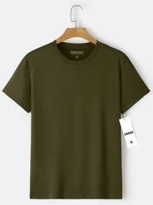 Kit 6 Men's Plain Basic Cotton T-Shirt ORIGNS - 彩色 - 查看 5