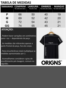 Kit 6 Men's Plain Basic Cotton T-Shirt ORIGNS - 彩色 - 查看 7