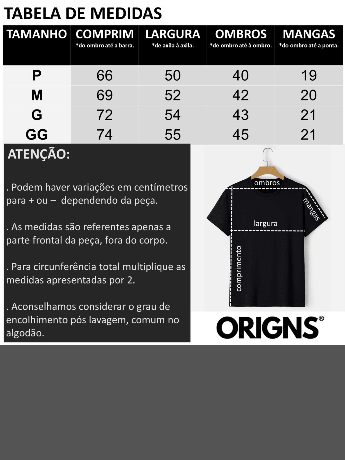Kit 5 Camisetas Manga Curta Masculina Básica Lisa Algodão ORIGNS Verão Final de Ano - Multicolorido - Visão 7