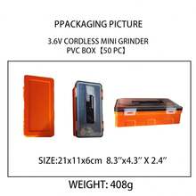 电钻笔 3 档 USB 充电可充电旋转工具 适用于 USB 旋转工具笔 DIY 工艺品打磨抛光 - 塑膠盒50件套 - 查看 12