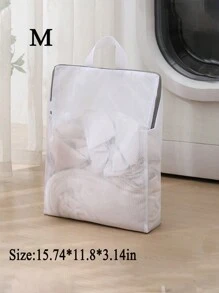 1 件网状洗衣袋洗漱袋、旅行网状洗衣洗漱袋、内衣洗衣篮洗衣袋收纳袋网洗衣机袋大容量脏衣袋、防变形衣物储物箱、耐用可重复使用烘干袋、织物机洗专用袋洗涤防护袋、适用于衬衫、长袜、服装和洗衣、家庭整理、适用于精致衣物、内衣、袜子和内衣返校用品