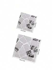 50pcs Baking Paper, Parchment Paper, Sandwich Wrapping Paper, Baking Supplies(The Position Of The Pattern Is Asymmetrical And Random) - Multicolor - View 5