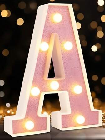 1 件 21.8 厘米/8.58 英寸高节日和派对灯饰，户外圣诞装饰灯，LED 灯，数字 0-9，字母 A-Z，圣诞装饰数字灯，节日配件，婚礼生日派对用品，房间场景装饰