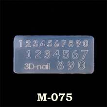 1pc 3D Silicone Resin Mold For Nail Art Decorations Silicone Molds DIY Jewelry Earring Pendant Design Nail Art Manicure