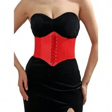 Shapewear Corset Underbust Sexy Slimming Waist Elastic Women's Belt Size 60-90 Cm National Shipping - 紅色 - 查看 4