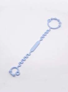 1 件可调节出牙奶嘴，配有安全带、婴儿车、婴儿床挂带 - 淺灰色 - 查看 12